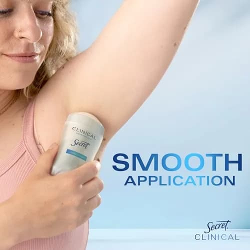 Secret Clinical Strength Antiperspirant Deodorant for Women, Invisible Solid, Completely Clean Scent, 19.2 oz (Pack of 12) | 72hr Sweat & Odor Protection thumbnail 7