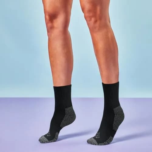 Grandview Hosiery LLC Flow Cushion High Impact Mid-Crew Socks 10-14.5 | Maximum Impact Comfort & Support thumbnail 2