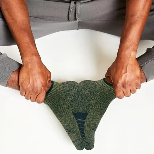 Grandview Hosiery LLC Flow Cushion High Impact Quarter Sock Large 10-14.5 | Impact Protection & Comfort thumbnail 4