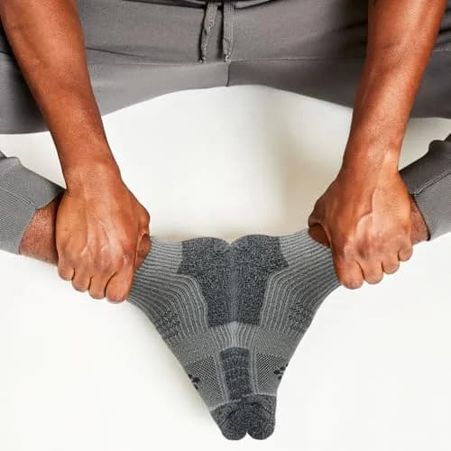 Grandview Hosiery LLC Flow Cushion High Impact Quarter Sock Large 10-14.5 | Impact Protection & Comfort thumbnail 3