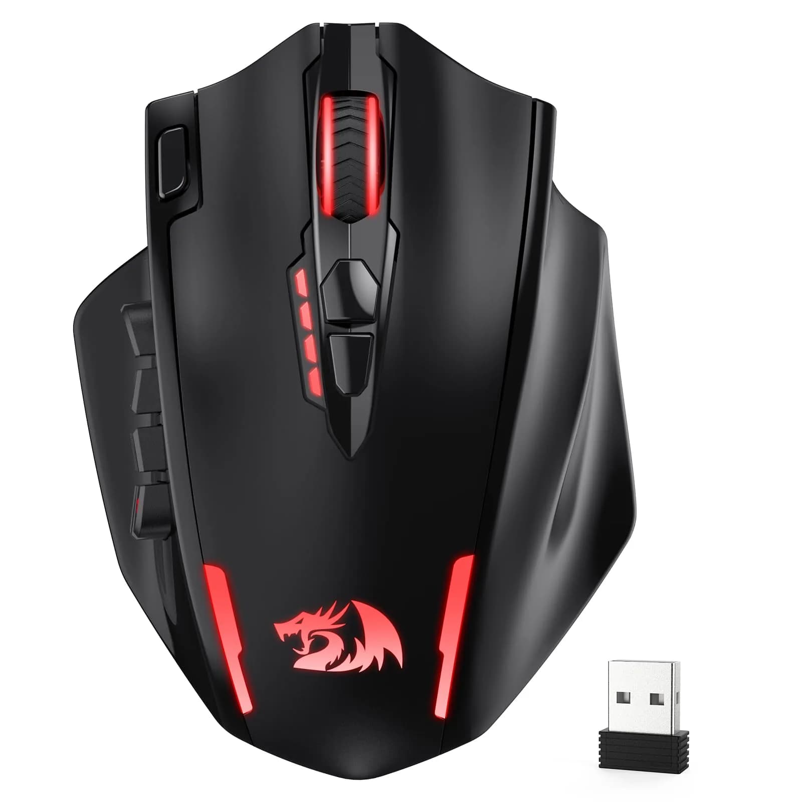 Redragon M913 MAX Wireless MMO Gaming Mouse 26000 DPI | 18 Programmable Buttons, 26000 DPI - main product image