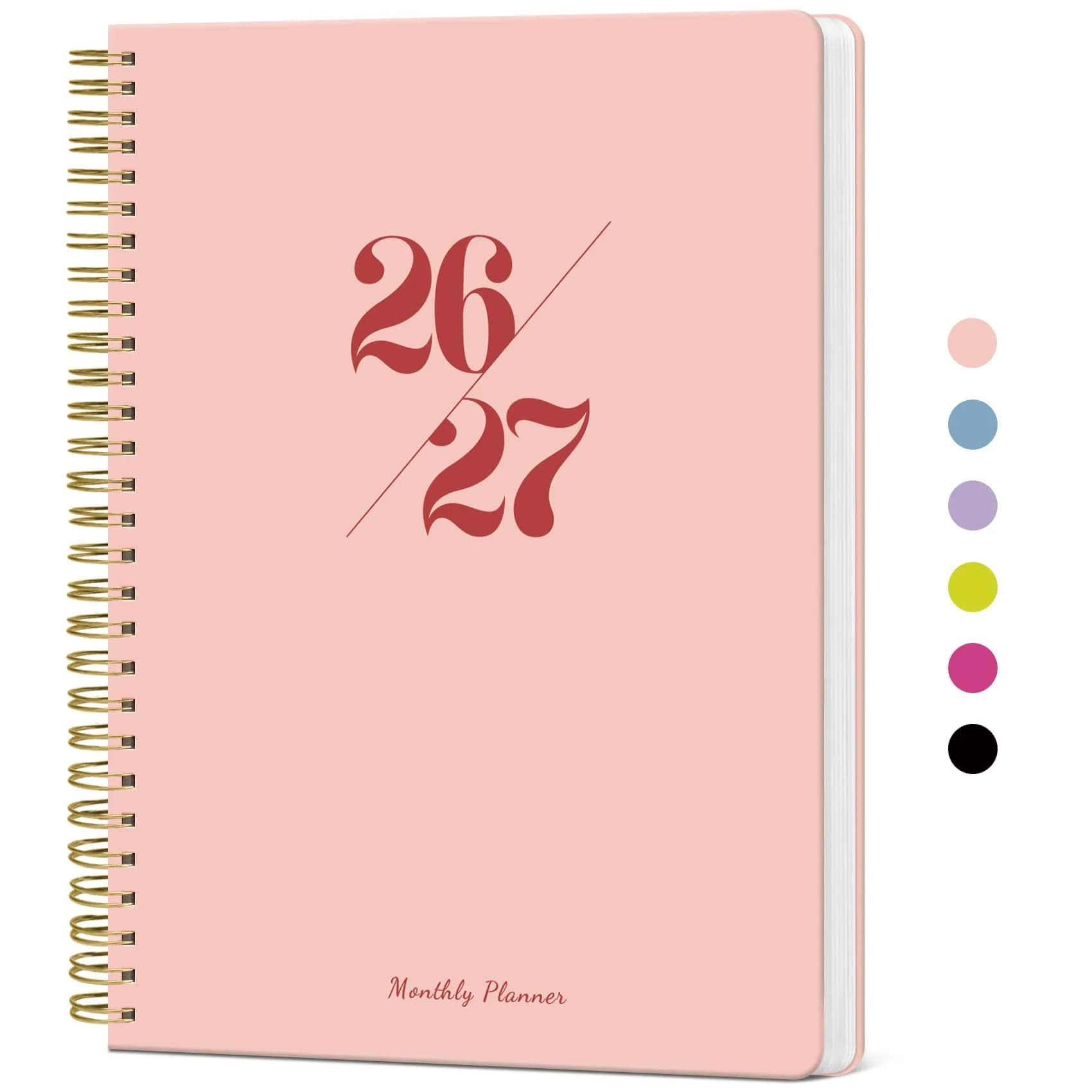 Taja Monthly Planner 2026-2027 (7" x 10") in D-Pink | Plan Your Next 2 Years with Goals, Tasks, and Notes - main product image