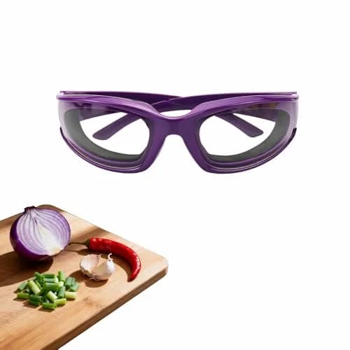 RyanDesign Tear-Free Onion Goggles, Anti Fog Kitchen Safety Glasses for Cutting Onions & Peppers - Windproof, Dustproof Protective Eyewear with Ultra-Light Frame for Cooking, Grilling(Purple) thumbnail 1