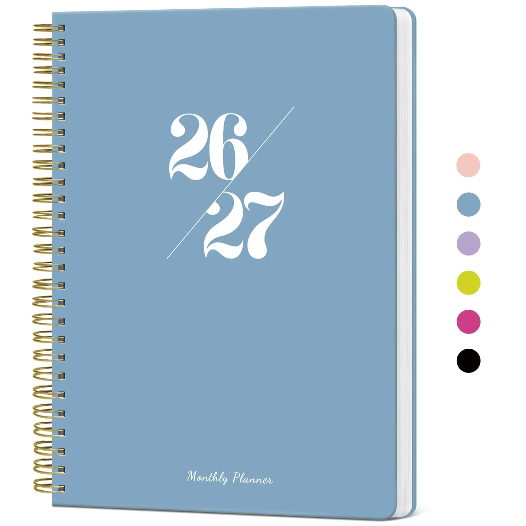 Taja Monthly Planner 2025-2027 (7" x 10") | Plan Your 2 Years with Goals, Tasks, and Notes — E-Baby Blue / New(jan 2026-dec 2027)