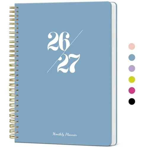 Taja Monthly Planner 2026-2027 7x10 inches | 18 Months Calendar, Jul 2026-Dec 2027 thumbnail 1