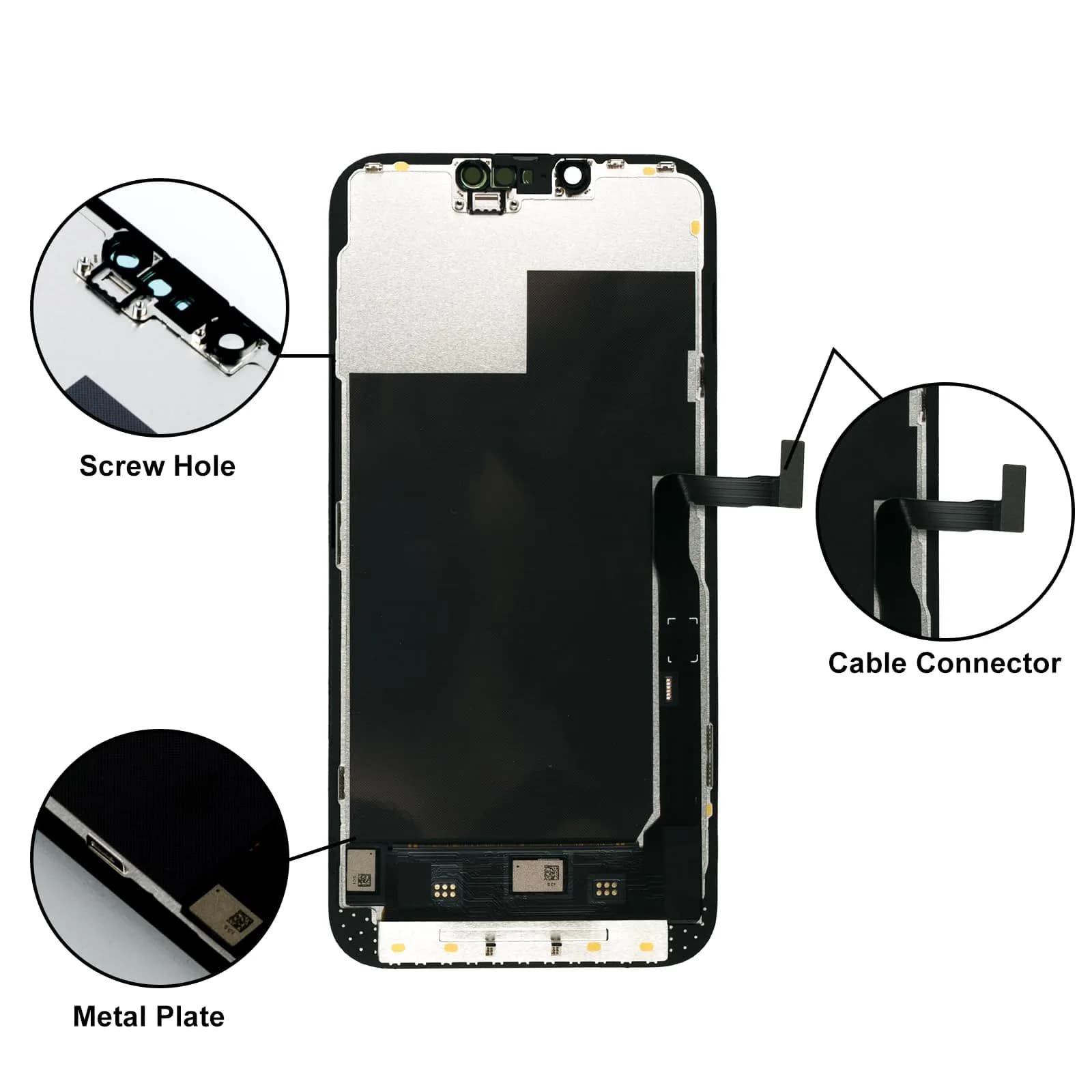 LL TRADER iPhone 14 Screen Replacement 6.1" FHD LCD Display with Repair Kit - view 3