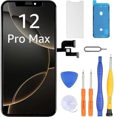 LL TRADER 6.7" LCD Display Screen Replacement for iPhone 12 Pro Max with Repair Kit - main product image