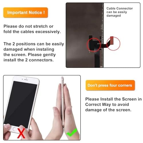 LL TRADER iPhone 14 Screen Replacement 6.1" FHD LCD Display with Repair Kit thumbnail 6