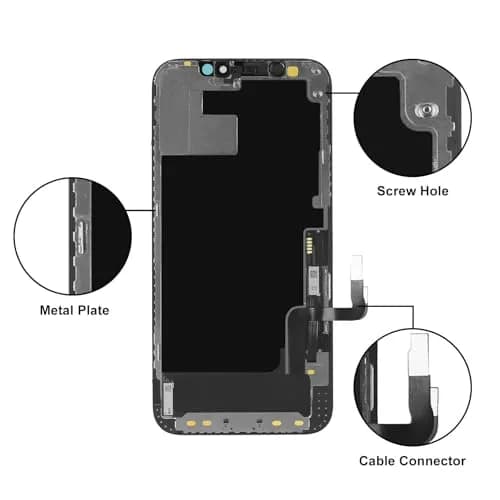 LL TRADER Screen Replacement for iPhone 12/12 Pro 6.1" FHD with Repair Kits | FHD Display Assembly thumbnail 5