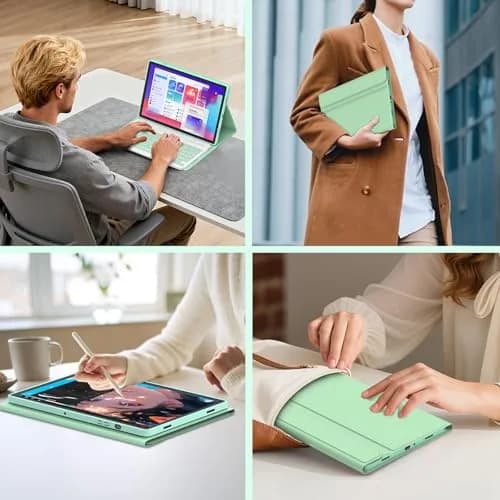 MMK Keyboard Case for Samsung Galaxy Tab A9+ 11 Inch | Detachable Bluetooth Keyboard, Long Battery Life, All-Around TPU Protection thumbnail 7