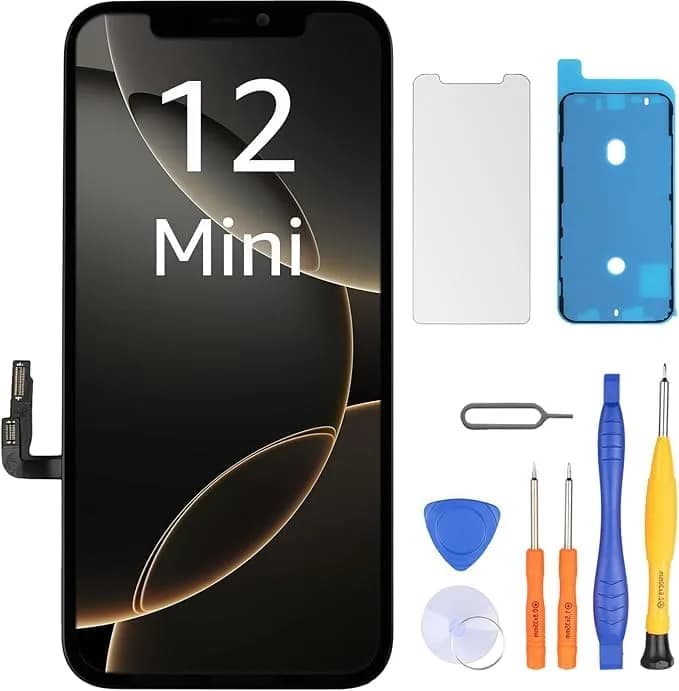 LL TRADER iPhone 12 Mini Screen Replacement 5.4" (13.7 cm) LCD Display with Repair Kit | Touch Digitizer Assembly - main product image
