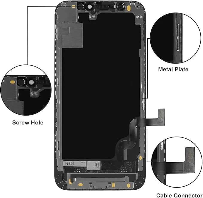 LL TRADER iPhone 12 Mini Screen Replacement 5.4" (13.7 cm) LCD Display with Repair Kit | Touch Digitizer Assembly - view 6