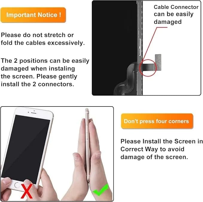LL TRADER iPhone 12 Mini Screen Replacement 5.4" (13.7 cm) LCD Display with Repair Kit | Touch Digitizer Assembly - view 7