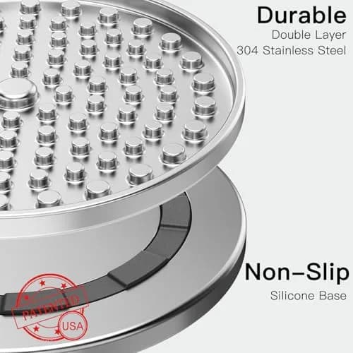 Feedoo Double Wall Stainless Steel Lick Mat for Dogs & Cats | Chew Proof Slow Feeder for Anxiety Relief & Puppy Enrichment thumbnail 2