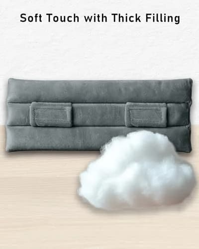 BELINOUS Hysterectomy Seat Belt Pillow Gray | Wider Coverage & Support for Post Surgery Comfort thumbnail 4