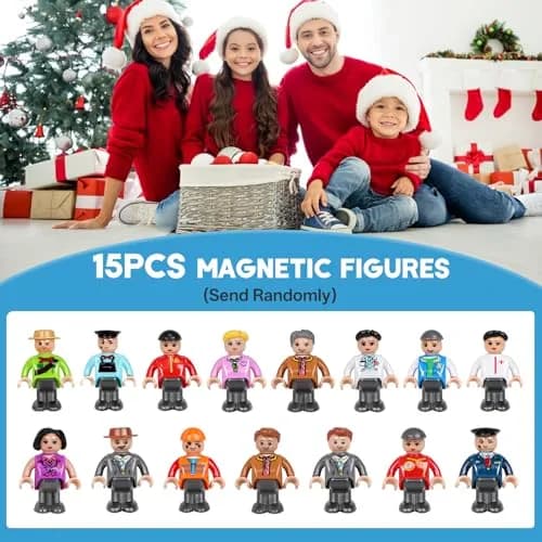 Landtaix Magnetic People Figures for Kids, 15PCS Community Helpers Toys | Magnetic Community Helpers Playset thumbnail 6