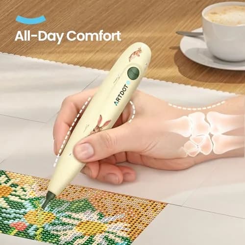 ARTDOT Wireless Vacuum Pen for Diamond Art Kit | Long-Lasting Electric Tool for Adults thumbnail 3