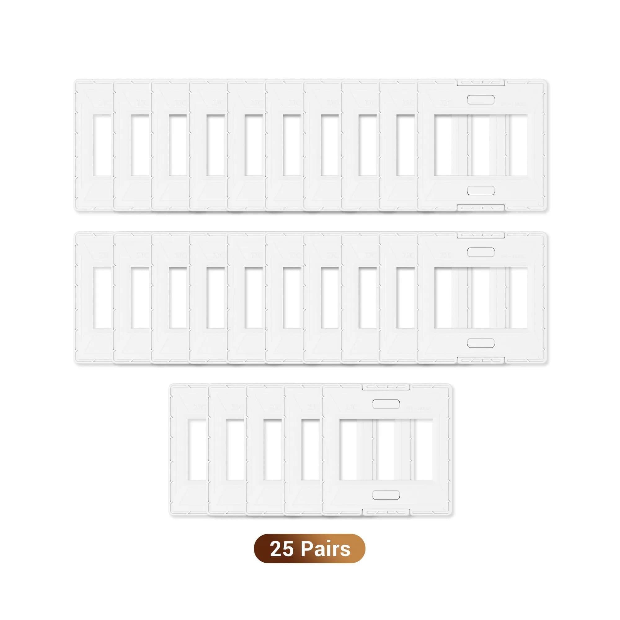 JJC 35mm Slide Film Mounts (25 Pairs, 50 Mounts Total) | Premium Scanning Accessories for Negatives and Slides - view 6