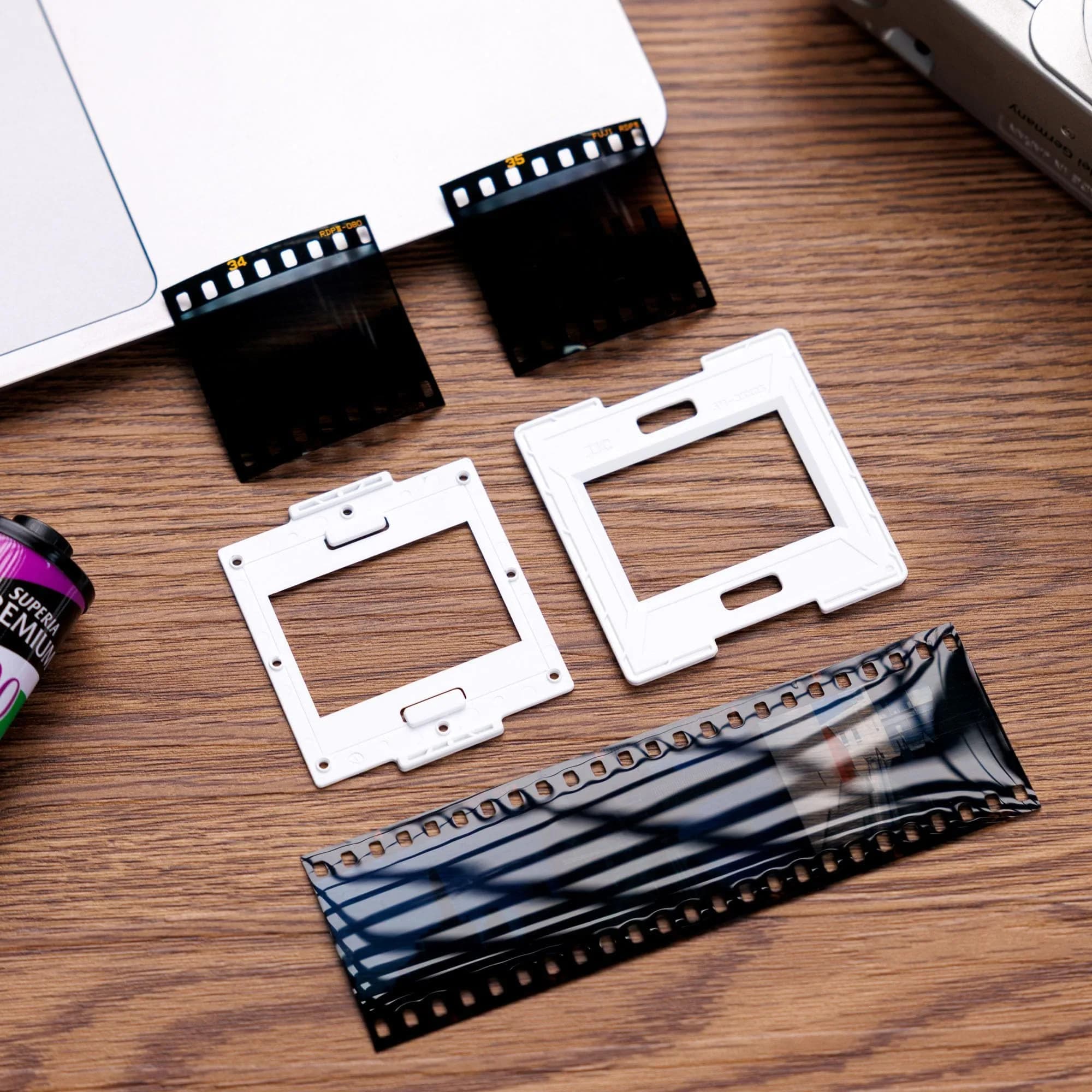JJC 35mm Slide Film Mounts (25 Pairs, 50 Mounts Total) | Premium Scanning Accessories for Negatives and Slides - view 8