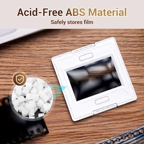 JJC 35mm Slide Film Mounts (25 Pairs, 50 Mounts Total) | Premium Scanning Accessories for Negatives and Slides thumbnail 2