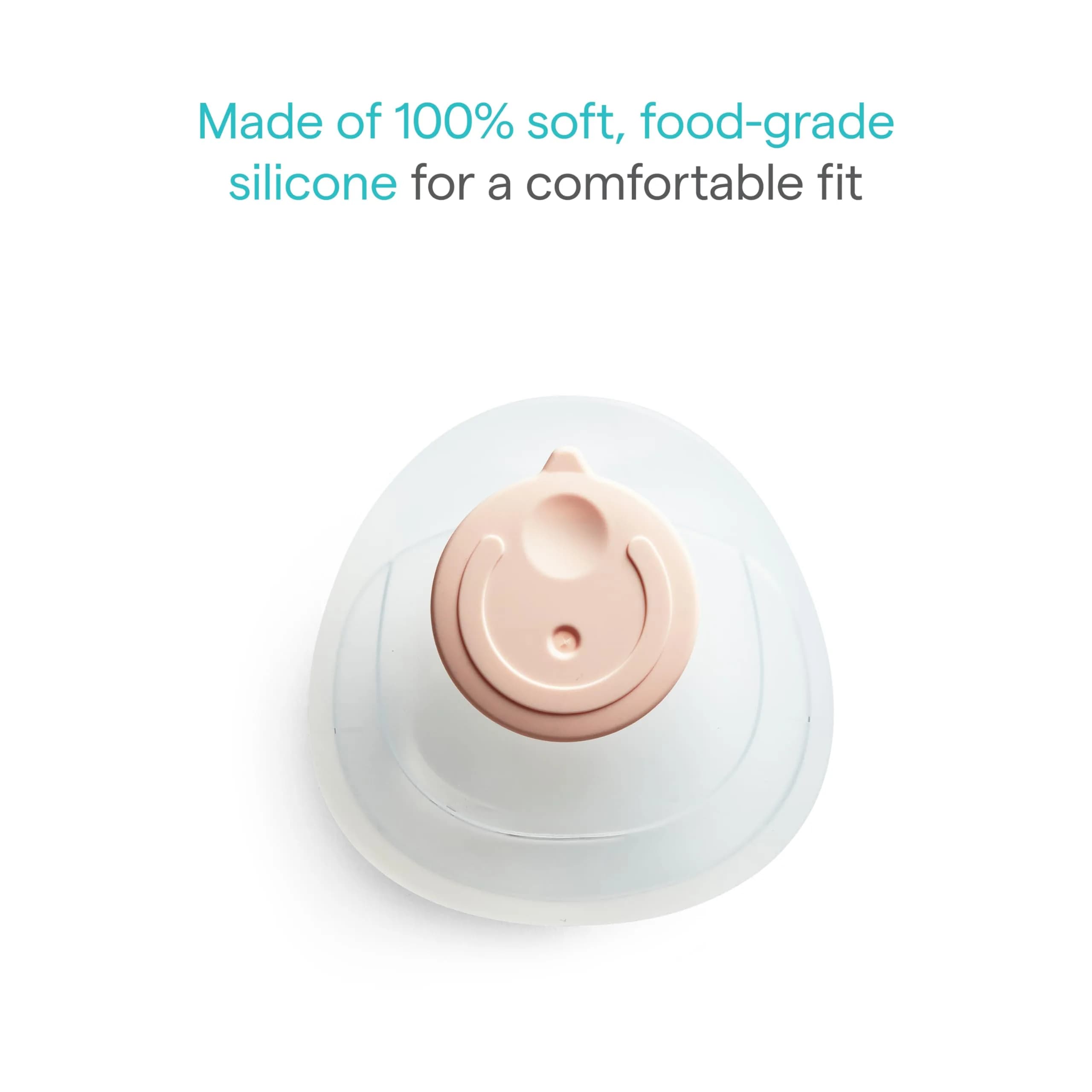 Munchkin Silicone Breast Milk Collector Cups with Storage Plug, 1.5 oz (45 ml) | Discreet & Comfortable Leak-Free Breastfeeding Essential - view 4