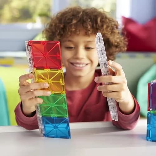 MAGNA-TILES Rail Racers Rail Pack Magnetic Construction Set 8 Pieces | STEM Learning Toy thumbnail 2