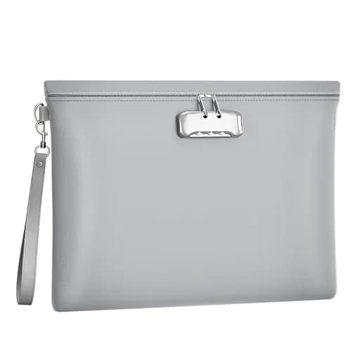 ZOOPIP Fireproof Document Bag Lock 14.3"x10.2" | Waterproof & Flame Resistant thumbnail 9