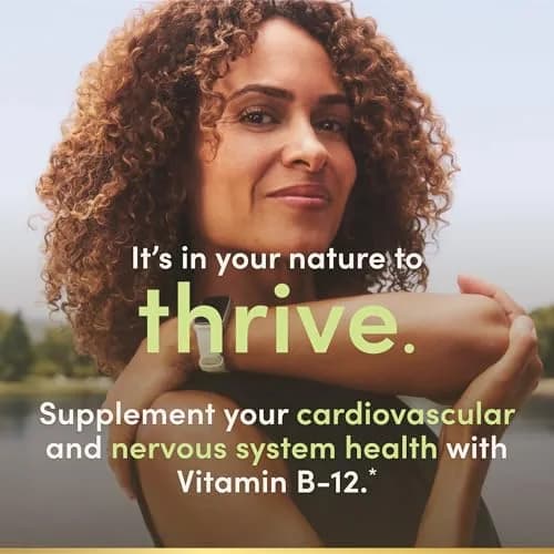 Nature's Bounty Vitamin B12 Sublingual Liquid 5000 mcg 177ml (6 Fl Oz) | Cardiovascular & Cellular Energy Support thumbnail 4