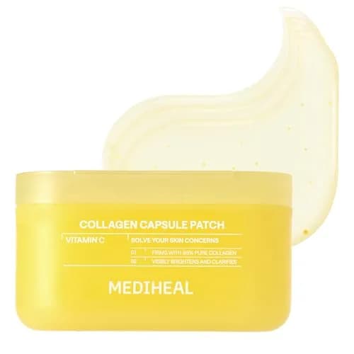 MEDIHEAL Vitamin C Collagen Capsule Eye Patches 60 Count | Brightening & Firming Hydrogel Pads for Dark Circles & Fine Lines thumbnail 2