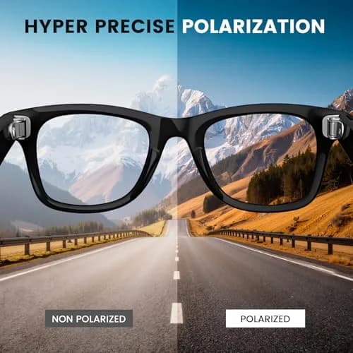 MAKCPOIMER Polarized Replacement Lenses for Ray-Ban Meta Wayfarer RW4006/RW4012 50mm & RW4008/RW4012 53mm | UV Protection thumbnail 4