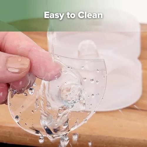 haakaa Silicone Nipple Shields for Breastfeeding Newborns (24mm, 4pcs) | Food-Grade Silicone for Latching Difficulties thumbnail 8