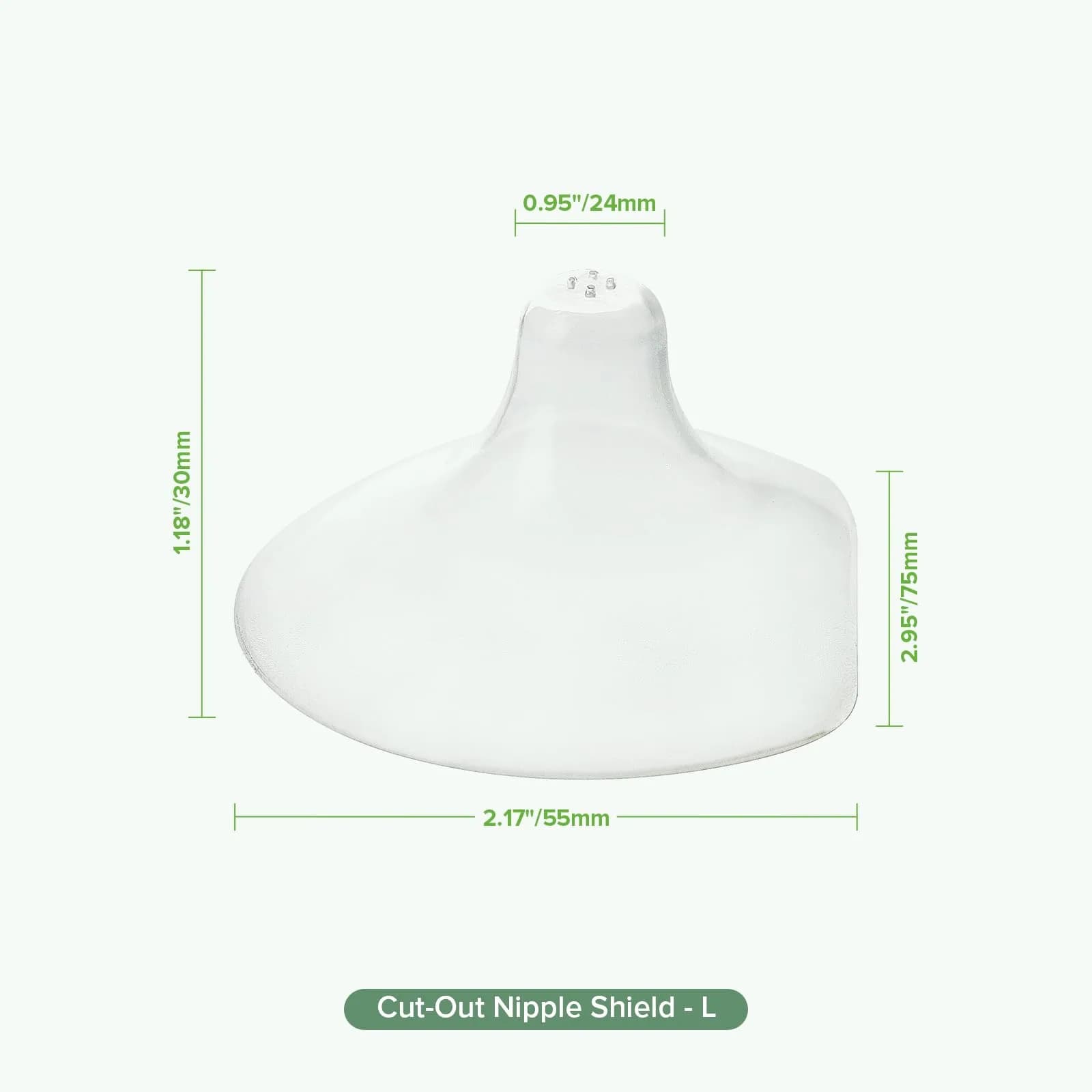 haakaa Silicone Nipple Shields for Breastfeeding Newborns (24mm, 4pcs) | Food-Grade Silicone for Latching Difficulties - view 9