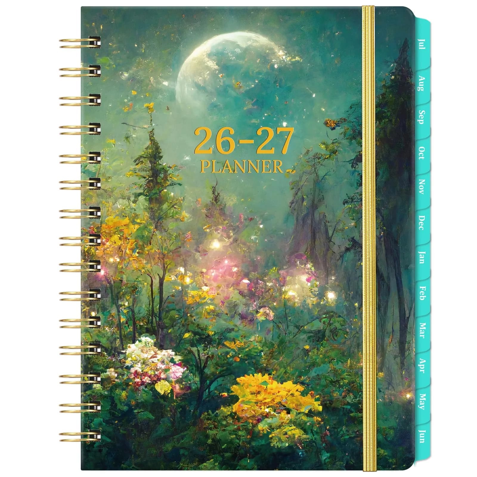 Pinchoco Planner 2026-2027 | Academic Weekly & Monthly Organizer, 6.3" x 8.4" — Colorful