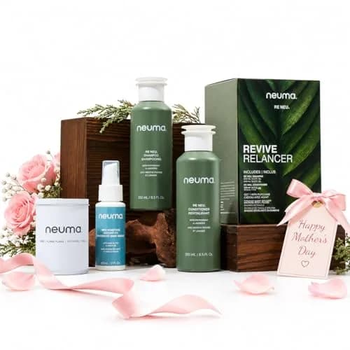 NEUMA Re Neu Mothers Day Gift Set | Hair Care for Women | 10.5 Fl Oz Shampoo & Conditioner, Moisture Therapy Candle thumbnail 1