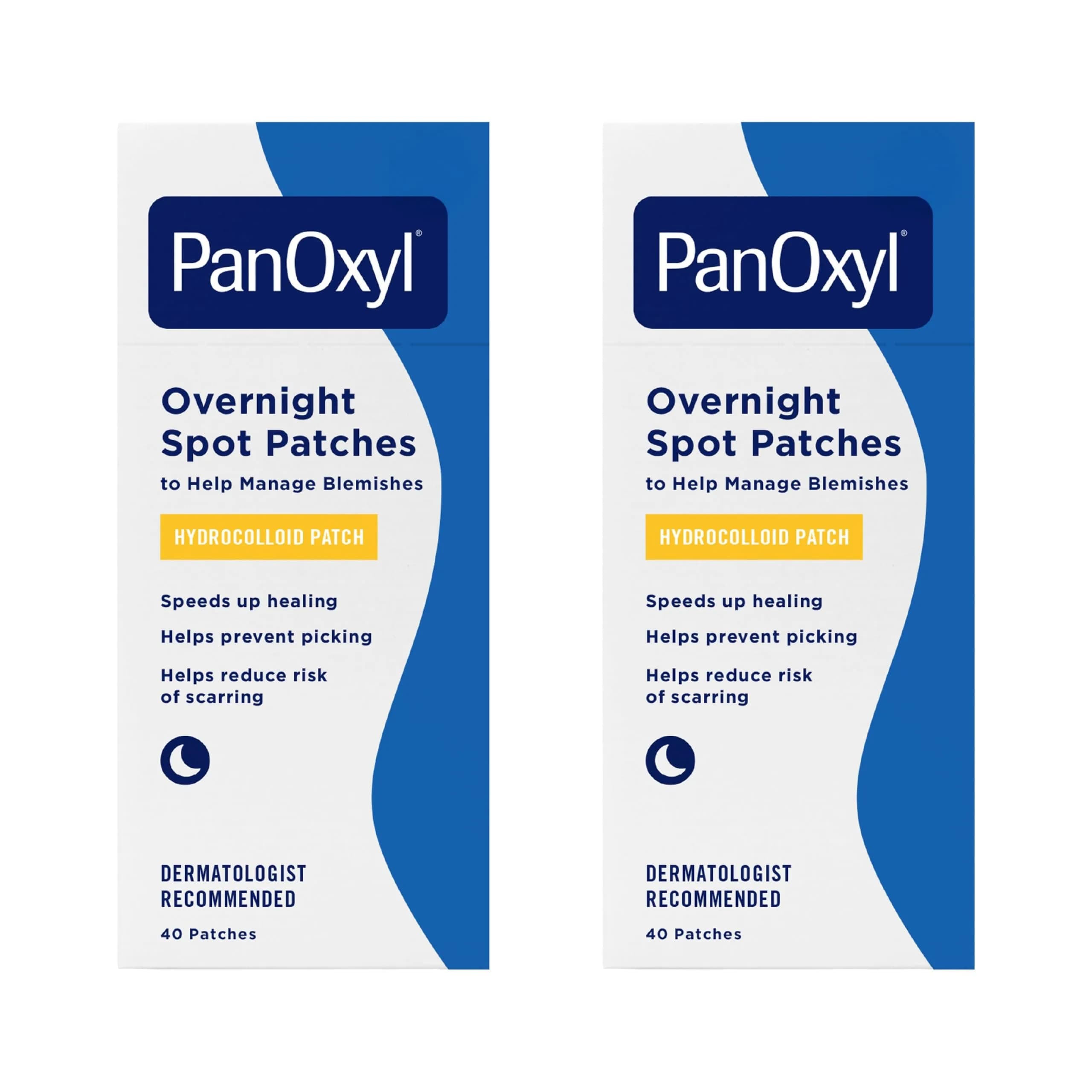 PanOxyl PM Overnight Spot Patches 80 Count | Advanced Hydrocolloid Healing Technology for All Skin Types — Spot Patches
