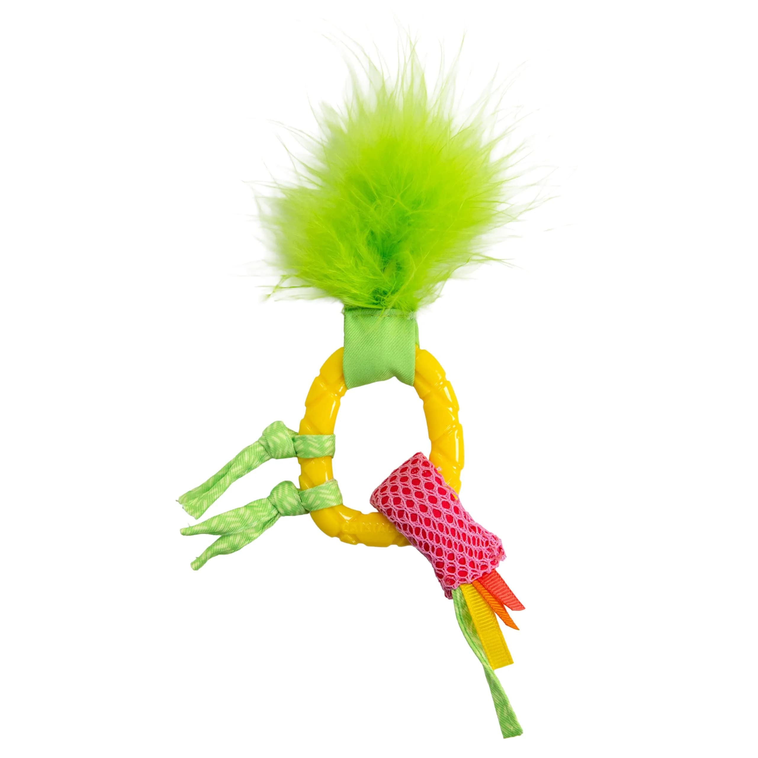 Catstages Dental Pineapple Cat Toy with Catnip Oil and Textured Fabric for Teething Relief - main product image