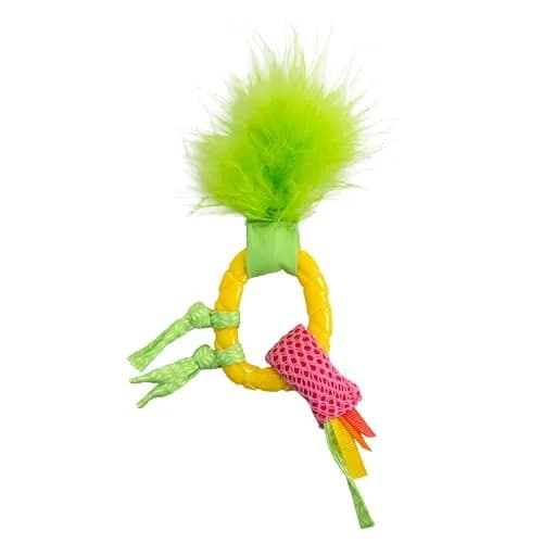 Catstages Dental Pineapple Teether Cat Toy | Textured Mesh & Catnip Oil Infused for Teething Relief thumbnail 1