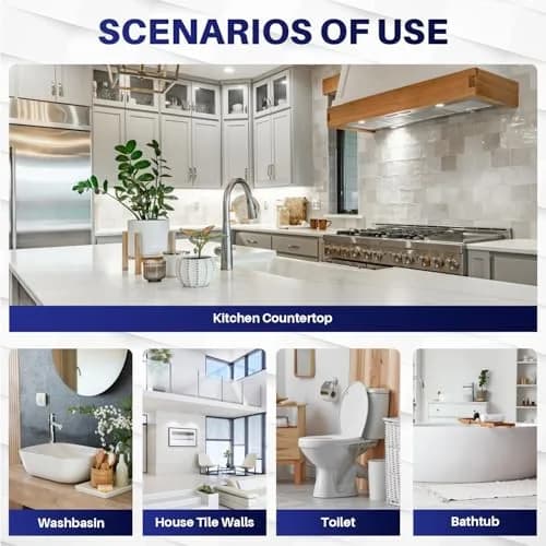 IRONABLE Tub and Tile Paint Refinishing Kit, 17oz White | Easy DIY Bathroom & Kitchen Renovation thumbnail 5