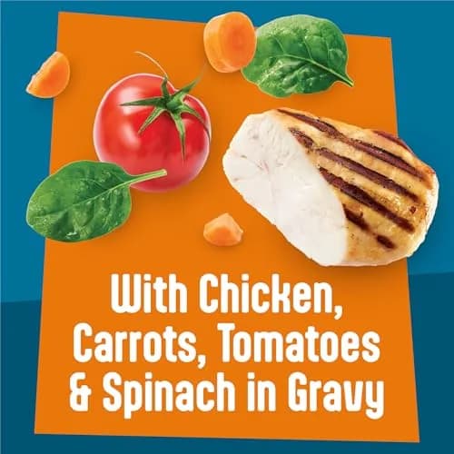 Friskies Fully Load'd Wet Cat Food Chicken 24 Count | Chunky in Savory Gravy for Adult Cats thumbnail 4
