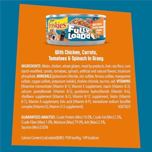 Friskies Fully Load'd Wet Cat Food Chicken 24 Count | Chunky in Savory Gravy for Adult Cats thumbnail 6