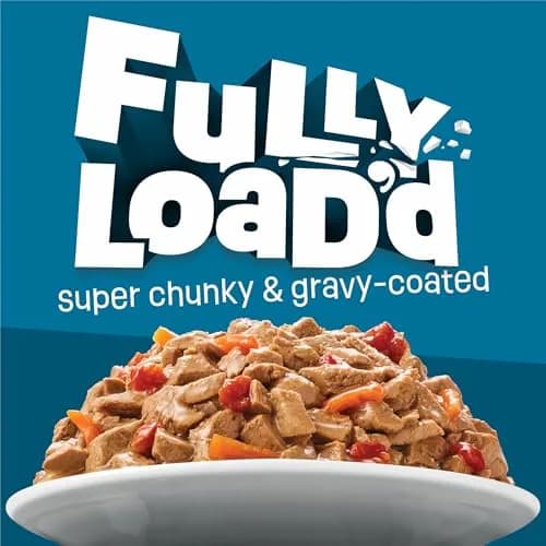 Friskies Fully Load'd Wet Cat Food Chicken 24 Count | Chunky in Savory Gravy for Adult Cats thumbnail 2