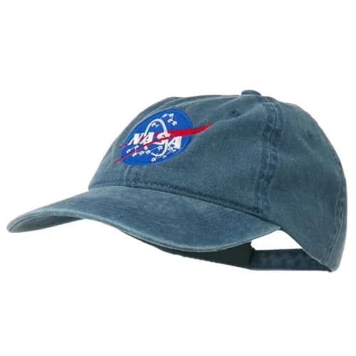 e4Hats.com NASA Insignia Embroidered Pigment Dyed Cap | Unisex Adjustable Cotton Space Hat thumbnail 2