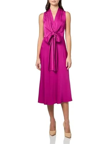 Kobi Halperin Women's Lex Dress, Fuschia, Large | Effortless Luxury & Flattering Fit thumbnail 1