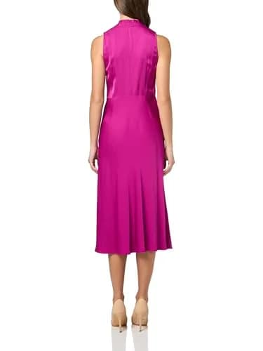 Kobi Halperin Women's Lex Dress, Fuschia, Large | Effortless Luxury & Flattering Fit thumbnail 2