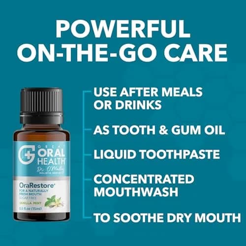 Great Oral Health System Dentist Formulated Oral Care Kit with Nano Hydroxyapatite Toothpaste, Mouthwash Concentrate & Oral Probiotics | 3-Piece Set thumbnail 6