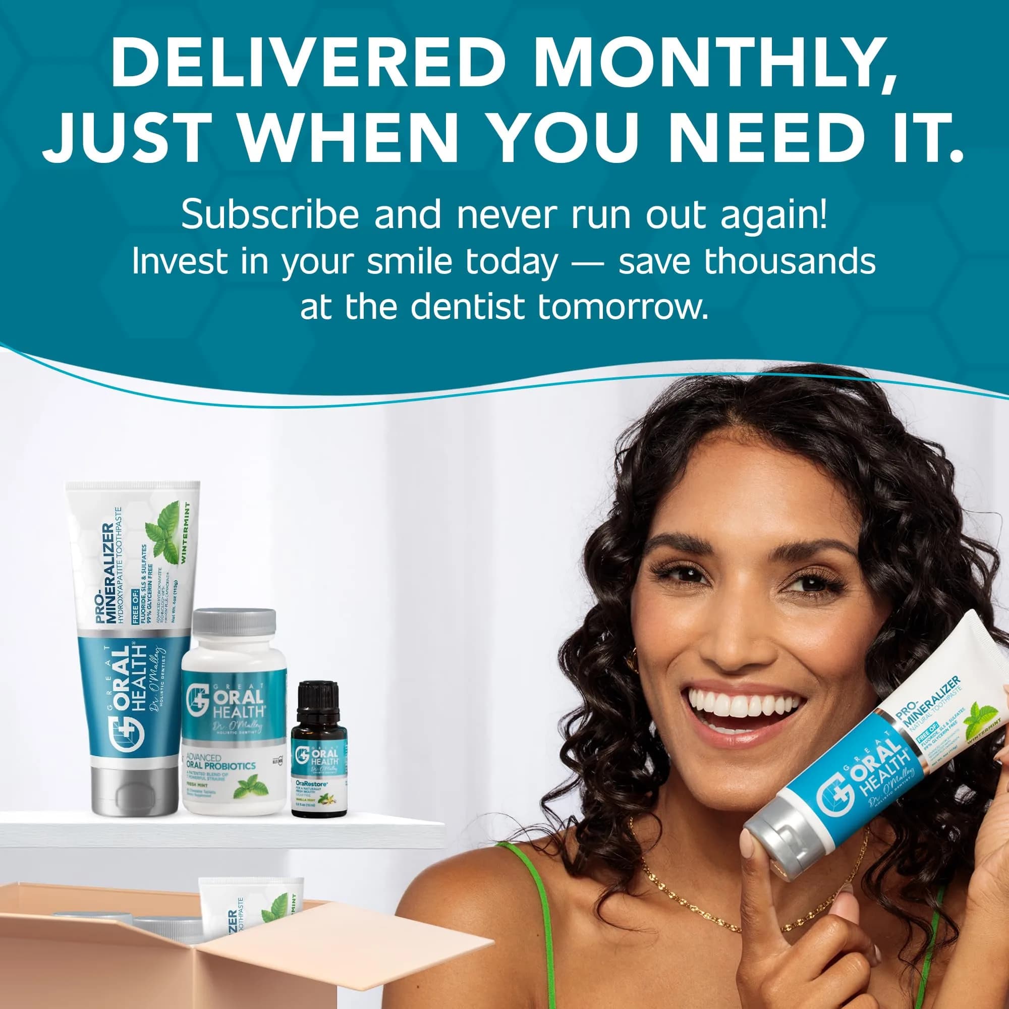 Great Oral Health System Dentist Formulated Oral Care Kit with Nano Hydroxyapatite Toothpaste, Mouthwash Concentrate & Oral Probiotics | 3-Piece Set - view 8