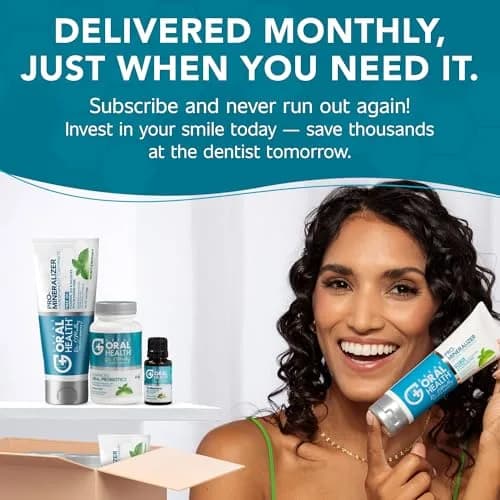 Great Oral Health System Dentist Formulated Oral Care Kit with Nano Hydroxyapatite Toothpaste, Mouthwash Concentrate & Oral Probiotics | 3-Piece Set thumbnail 8