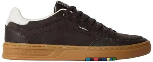 Paul Smith PS Mens Shoe HILLSTAR Dark Brown 9 | Casual Athletic Sneakers with Leather Upper thumbnail 1