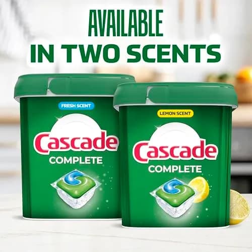 Cascade Complete Action Dishwasher Detergent Pods 43 Count | Powerful Grease Removal & Pipe Safe thumbnail 5