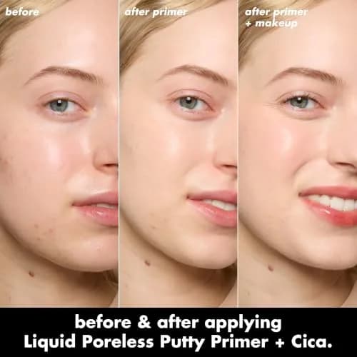 e.l.f. Liquid Poreless Putty Primer + Cica 27.8ml (0.94 Fl Oz) | Soothes Redness & Grips Makeup thumbnail 3